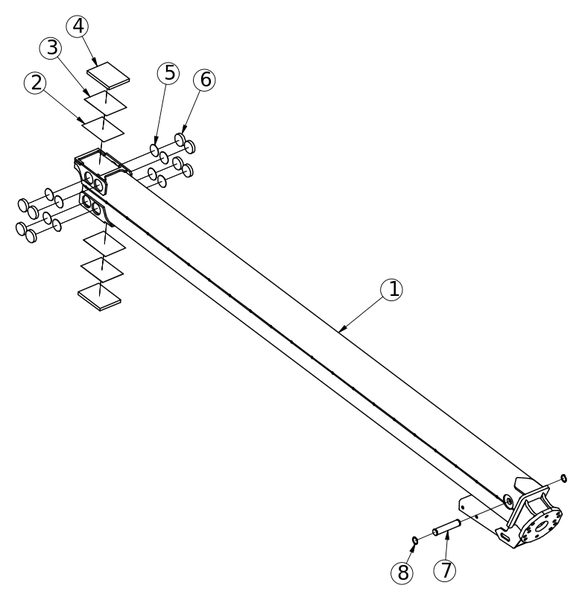 Телескопический рычаг, ST RK220