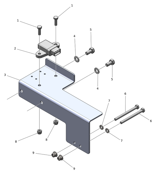 Угловой датчик RK220