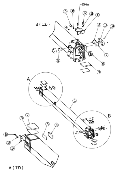 Средняя стрела, DT RK220