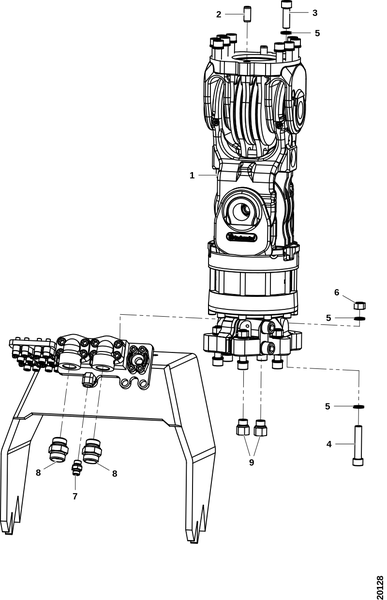 Монтажный комплект RC185- SP561