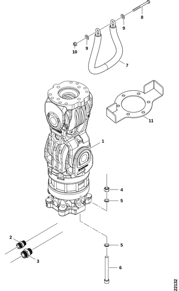 Монтажный комплект RC185- Log Max 4000T