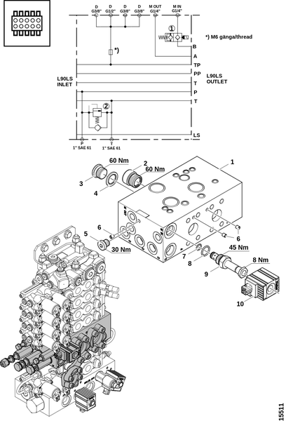L90LS, средний входной блок