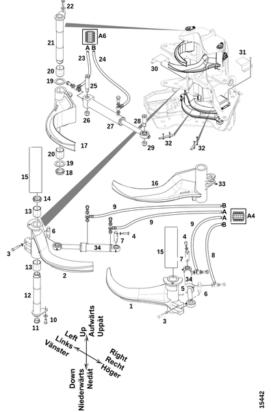 Ножи сучкорезки и оси