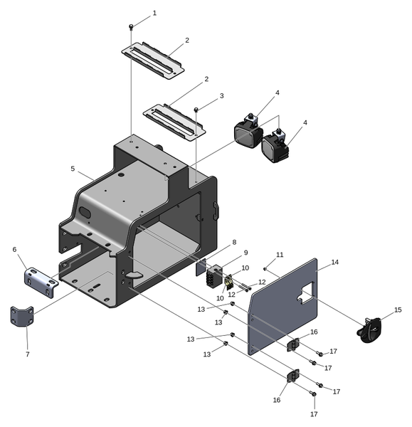 Коробка, правая