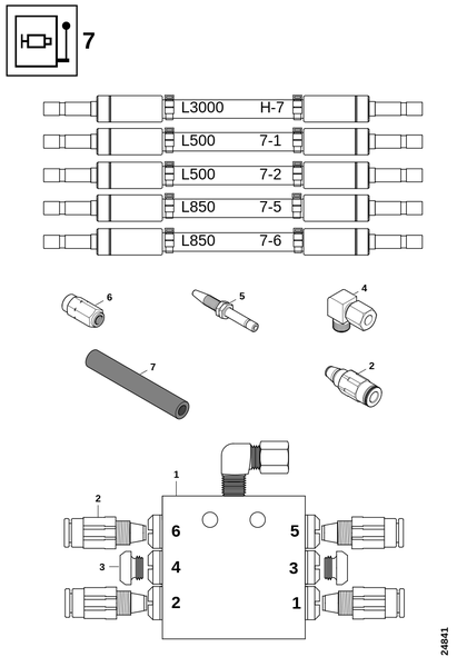 Блок смазки 7