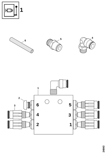 Блок смазки 1