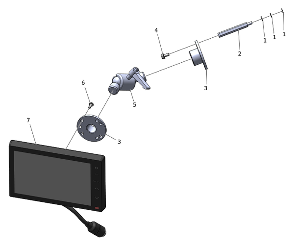 Монитор камеры заднего вида