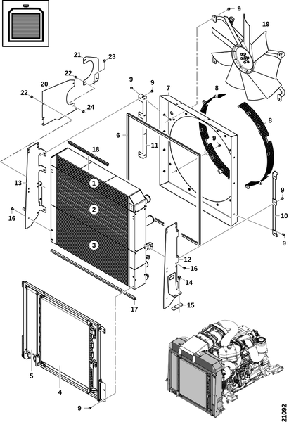 Крышка вентилятора