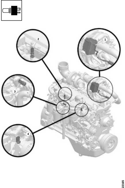 Датчик, правая сторона