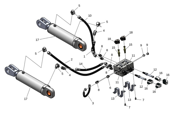 Клапан, подъём тележки