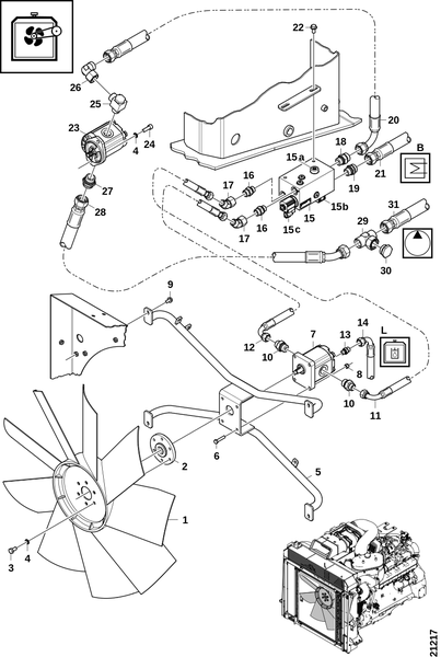 Привод вентилятора