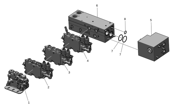 Клапанный блок Compl. L90LS