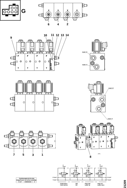 Сервисный блок "G"