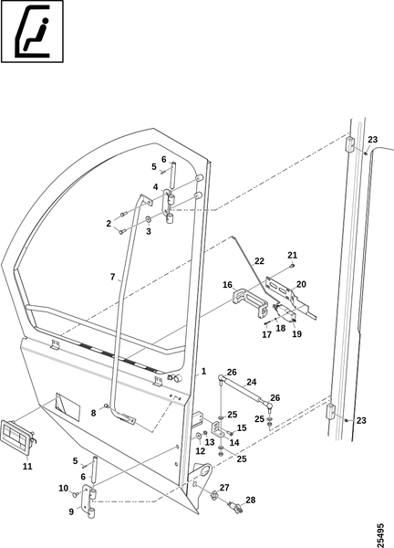 Дверь, левая