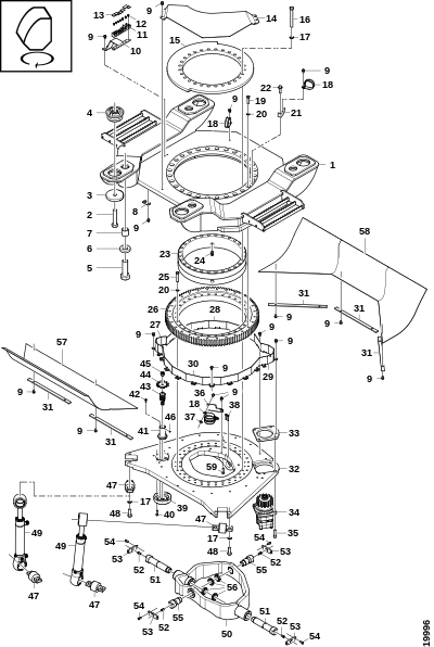 Крепление кабины