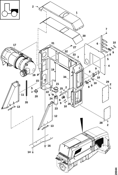 Промежуточная крышка