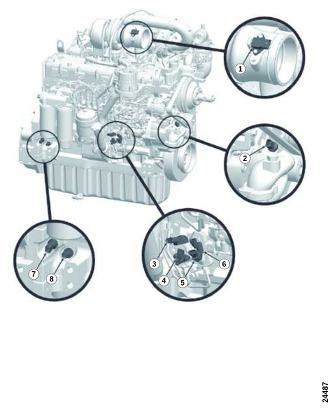 Датчик,​ левая сторона