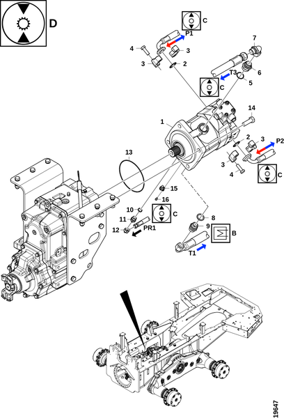 Гидростатический гидромотор A6VM 215