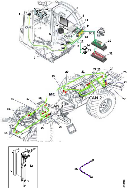 ROTTNE D5, система