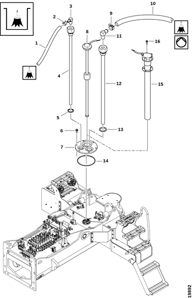 Система распыления на пни, дополнительное оборудование