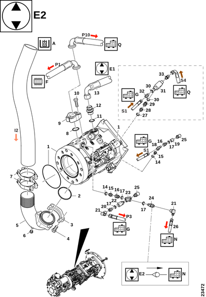 Гидравлический насос A15VO 175 "E2"