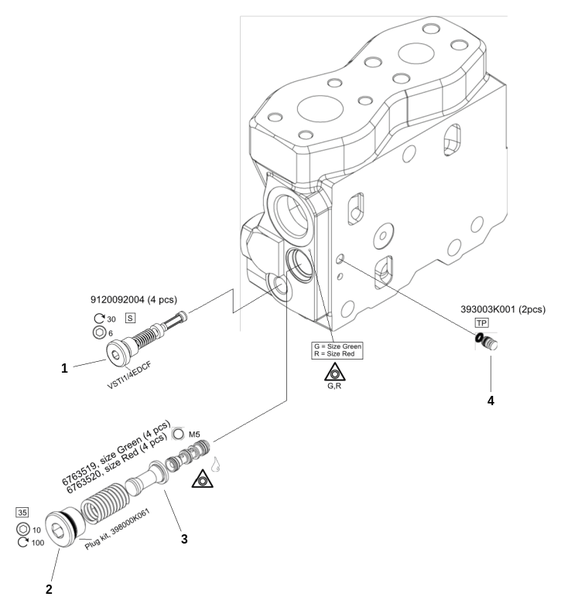 Входной блок K220LS "F"