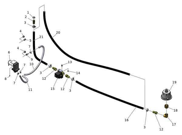 Вентиляция гидравлического бака