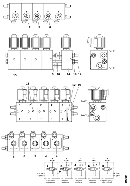 Сервисный блок "J"