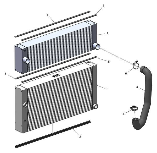 Комплект для переоборудования перераспределённого радиатора H21
