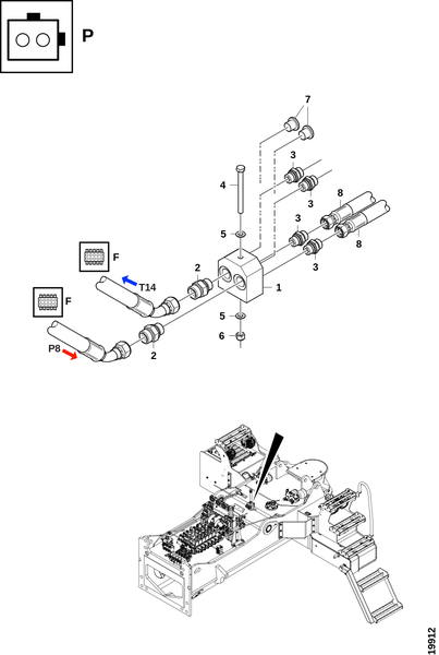 Соединения,​ блок "P"