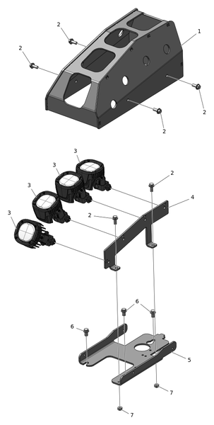 Рабочее освещение, манипулятор