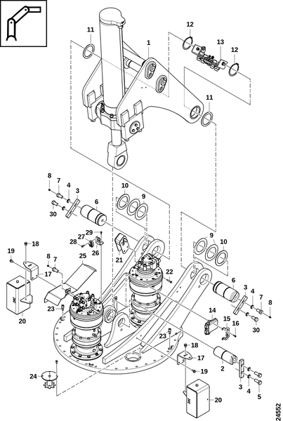 Стойка манипулятора