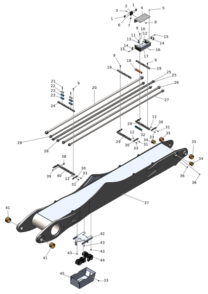 Подъёмный рычаг