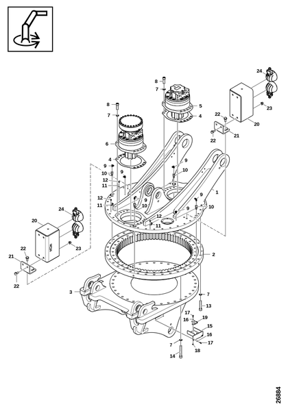 Поворотный стол RK310