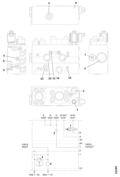 L90LS, средний входной блок