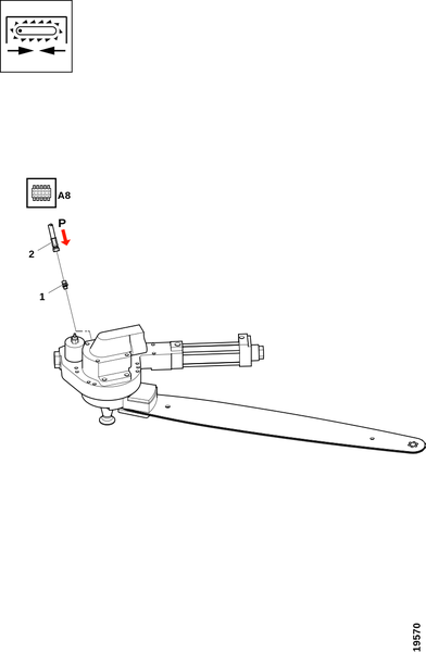 Шланги, натяжитель цепи