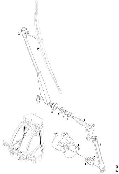 Стеклоочистители, боковые окна