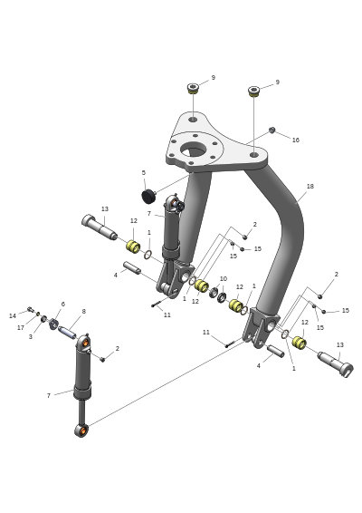 Маятниковый рычаг серия 23 № 01-