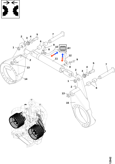 Рычаги колёс