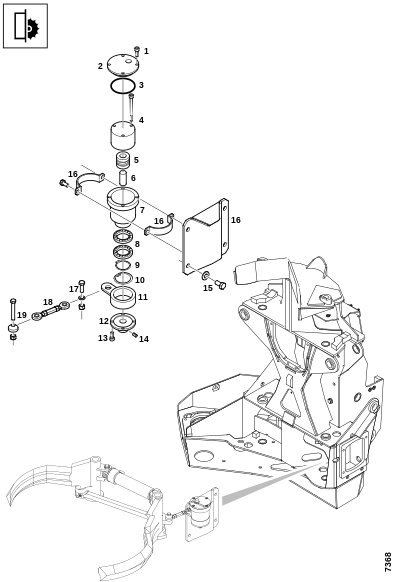 Механизм измерения диаметра