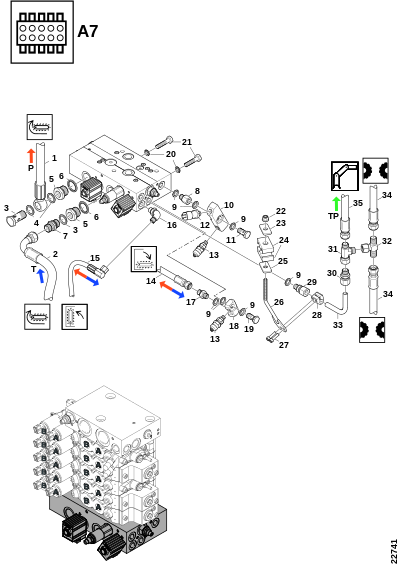 Соединения, пила "A7"