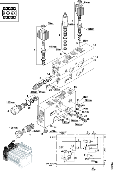Блок пилы "A7"