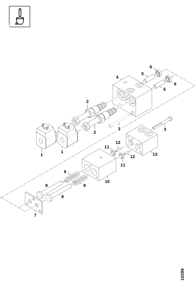Насос системы цветовой маркировки