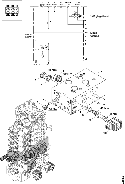 L90LS, средний входной блок