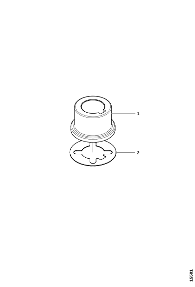 Дистанционная втулка, гидромотор пилы
