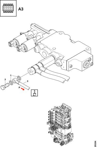 Соединения, система цветовой маркировки "A3"