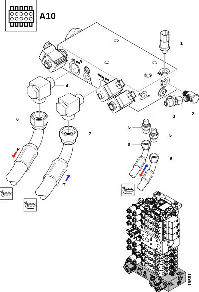 Соединения, пила "A10" s.–14 № 05
