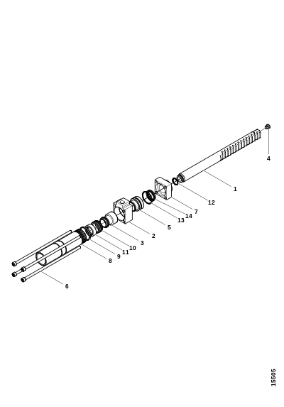 Гидроцилиндр пилы