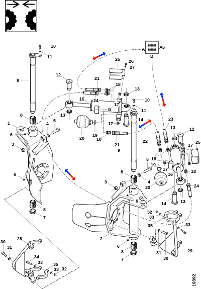 Рычаги колёс