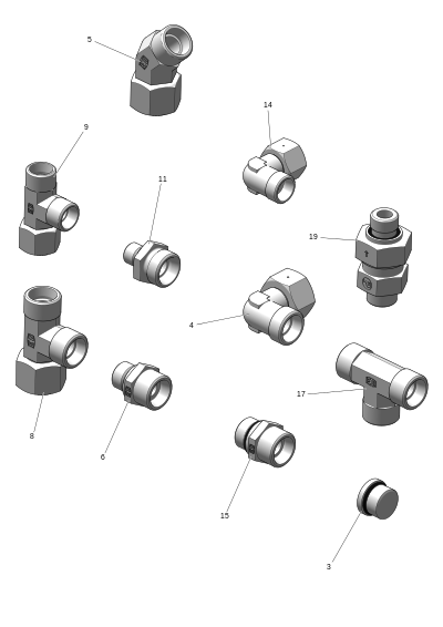 Комплект переоборудования распределительного клапана EGS706